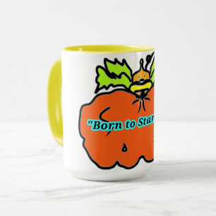 Gruseliger Kürbislöffel Tasse