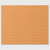 Gruseliger Kürbismuster-Wrap-Papier Geschenkpapier (Flach)