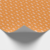 Gruseliger Kürbismuster-Wrap-Papier Geschenkpapier (Ecke)
