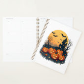 Gruseliger Kürbispatch � Retro-Halloween-Shirt Planer (Anzeige)
