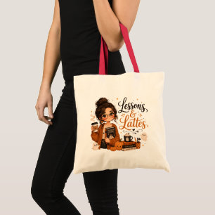 Gruseliger Lehrer Halloween-Tote Funny Latte-Gesch Tragetasche