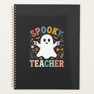 Gruseliger Lehrer Süßer Geist Halloween-Design_1 Planer