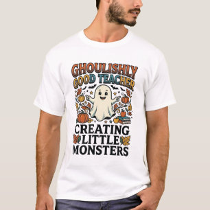 Gruseliger Lehrer Süßer Geist Halloween Schule_1 T-Shirt