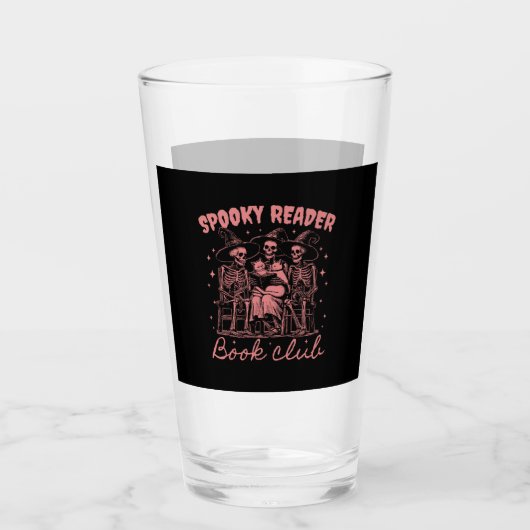 Gruseliger Leser Buchclub D Rot Glas (Vorderseite)