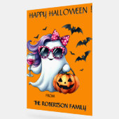 Gruseliger Mädchen-Geist Halloween Acrylschild (Winkel)