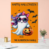 Gruseliger Mädchen-Geist Halloween Acrylschild (Hochzeit)