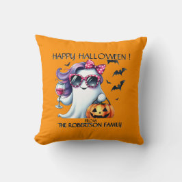 Gruseliger Mädchen-Geist Halloween Kissen