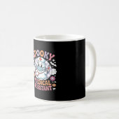 Gruseliger Medizinischer Assistent Süßes Halloween Kaffeetasse (VorderseiteRechts)
