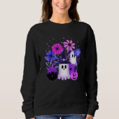 Gruseliger Mitternachtsgarten Sweatshirt (Vorderseite)