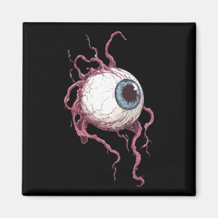 Gruseliger Monster-Augen-Tätowierstil-Horror-Grafi Magnet