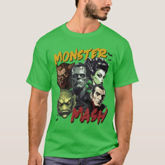 Gruseliger Monsterliebhaber Vampir Frankenstein Ha T-Shirt