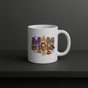 Gruseliger Mutter-Buchstabenblock Kaffeetasse