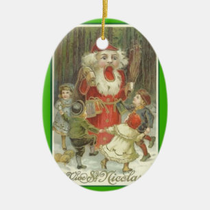 Gruseliger Nussknacker-Schmuck Keramikornament