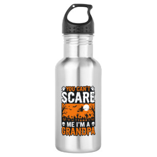 Gruseliger Opa Vintage Halloween-Shirt-Design_1 Edelstahlflasche