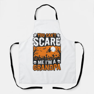 Gruseliger Opa Vintage Halloween-Shirt-Design_1 Schürze