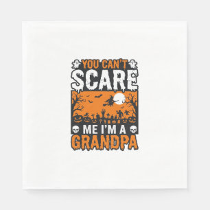 Gruseliger Opa Vintage Halloween-Shirt-Design_1 Serviette