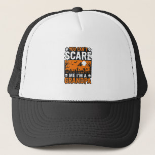 Gruseliger Opa Vintage Halloween-Shirt-Design_1 Truckerkappe