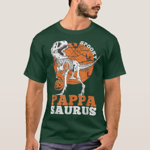 Gruseliger Pappa Saurus Dinosaurier Skelett T re K T-Shirt