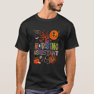 Gruseliger Pflegehelfer Männer Frauen Krankenschwe T-Shirt