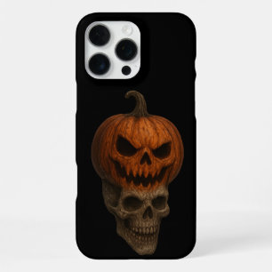 Gruseliger realistischer Halloween-Kürbisschädel-A iPhone 16 Pro Max Hülle