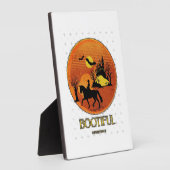Gruseliger Reitposter Fotoplatte (Seite)