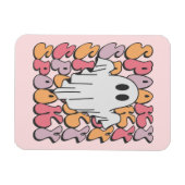 Gruseliger Retro-Geist Magnet (Horizontal)