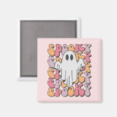 Gruseliger Retro-Geist Magnet (Vorderseite/Rückseite)