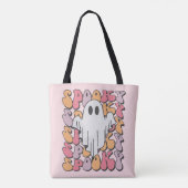 Gruseliger Retro-Geist Tasche (Rückseite)