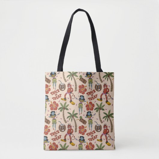 Gruseliger Retro-Luau Tasche (Vorderseite)