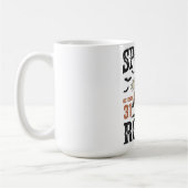 Gruseliger Rodeo-Western-Halloween Kaffeetasse (Links)