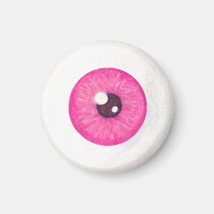 Gruseliger rosa Augapfel-Magnet Magnet