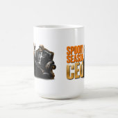 💼 Gruseliger Saison-CEO Lustiger Halloween-Chef-Z Kaffeetasse (Mittel)
