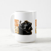 💼 Gruseliger Saison-CEO Lustiger Halloween-Chef-Z Kaffeetasse (Vorderseite Links)