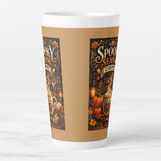 Gruseliger Saison-Kaffee Milchtasse