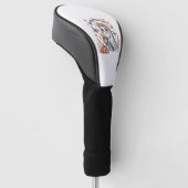 Gruseliger Saison-Vibes-Geist Golf Headcover (angewinkelt)
