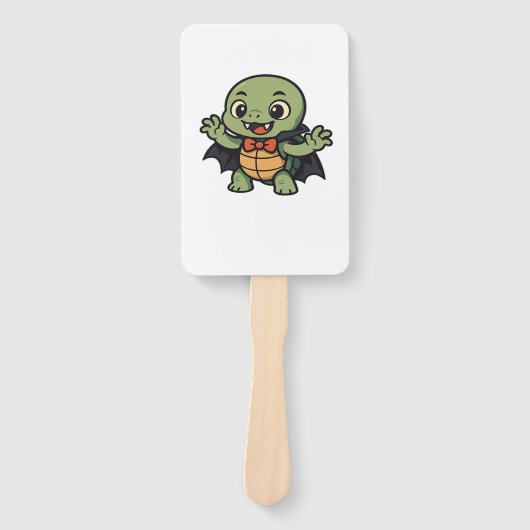 Gruseliger Schildkröten-Vampir-Halloween-Oversized Fächer (Vorderseite)