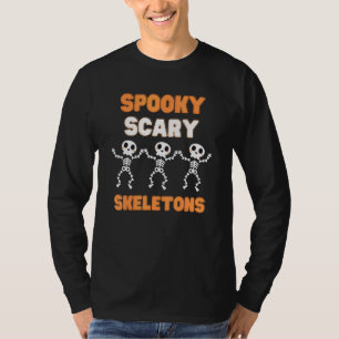 Gruseliger Schrecklicher Skelett  Halloween-Skelet T-Shirt