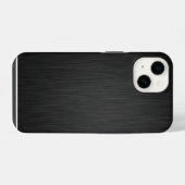 Gruseliger schwarzer Metall Case-Mate iPhone-Hülle iPhone Hülle (Rückseite (Horizontal))