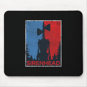 Gruseliger Siren-Head-Meme-Gamer-Kinder-Jungen-Mäd Mousepad