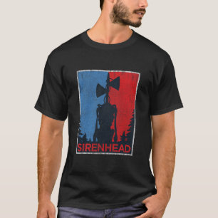 Gruseliger Siren Head Meme Gamer Kinder Jungen Mäd T-Shirt
