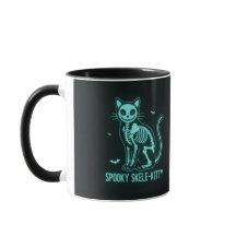Gruseliger Skele-Kitty-Becher