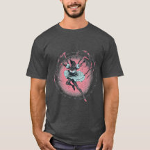 Gruseliger Spinnen-Ballerina-Grafik-T-Shirt