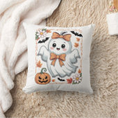 Gruseliger Spitzen-Geist Halloween Kissen (Decke)
