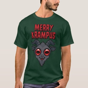 Gruseliger Süßer Fröhlicher Krampus T-Shirt