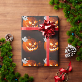 Gruseliger Süßer Geist Halloween Geschenkpapier