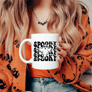 Gruseliger Süßer Geist Halloween Kaffeetasse