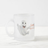 Gruseliger Süßer Geist Halloween Mattglastasse (Links)