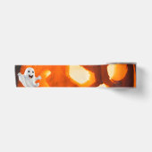 Gruseliger Süßer Geist Halloween Satinband (Vorderseite)