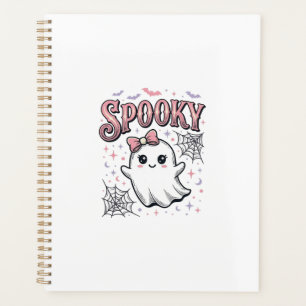 Gruseliger süßer Geist Vintage Halloween-Shirt-Des Planer