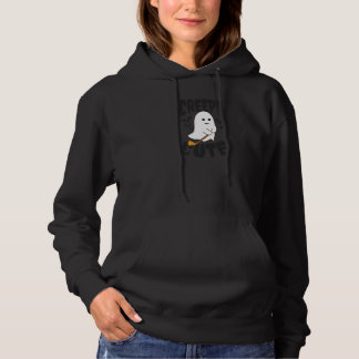 Gruseliger süßer Halloween-Eishockey Hoodie